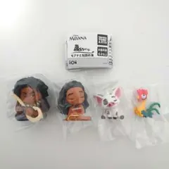 ガチャ　肩ズンFig. モアナと伝説の海 全4種コンプセット
