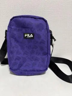FILA×EVANGERION コラボ 総柄ショルダーバッグ （パープル）のサムネイル