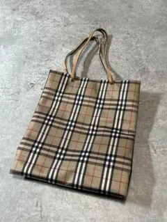 Burberry ノバチェック トートバッグ 鞄 バーバリー 軽量 バッグのサムネイル