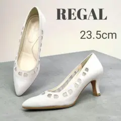 新品未使用✨️REGAL リーガル カットアウト メッシュ パンプス 23.5