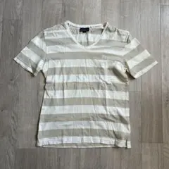 archive Burberry Blue Label ボーダー 半袖Tシャツ