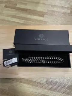 VERSACE ブラック メドゥーサ　チェーンネックレスのサムネイル