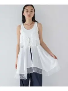 JEANASIS レースドッキングキャミチュニックのサムネイル