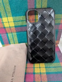 【新品未使用】ボッテガべネタ iPhone11ケース イントレチャート人気の黒