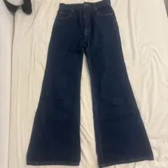 GRL ダークブルー ブーツカットデニム M