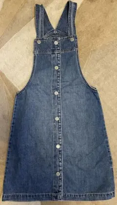 150 GAPデニムジャンパースカート（サロペットスカート）