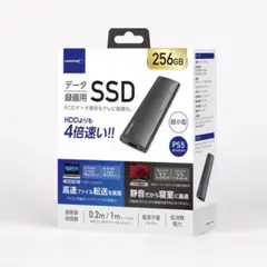 HIDISC Type-Cデータ/録画用 ポータブルSSD 256GB