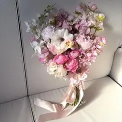 アーティシャルフラワーブーケ　ウェディングブーケ