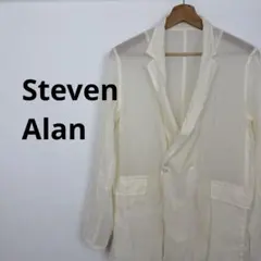 Steven Alan シアージャケット M アイボリー ダブルブレスト 日本製のサムネイル