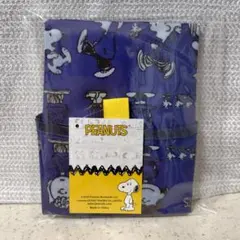 PEANUTS SNOOPY スヌーピー 総柄　 エコバッグ ネイビー