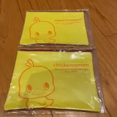 チキンラーメン　ひよこちゃんクリアポーチ
