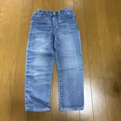 デニムブルー ストレートパンツ 125サイズ