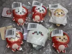 ちいかわくじ たこイカくじ マスコット ぬいぐるみ D賞 全種類セット