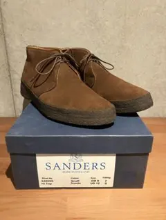 SANDERS サンダース チャッカブーツ スナッフスエード　UK9 US10のサムネイル