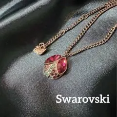 状態良好◇スワロフスキー◇ペンダントネックレス　虫バグズ　クリスタルストーン