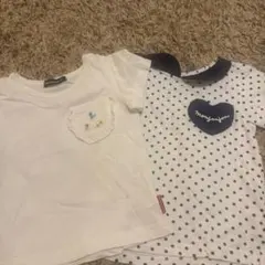 mou jon jon 半袖トップス 90 ２枚セット