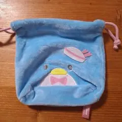 はぴだんぶい フェイス巾着 タキシードサム