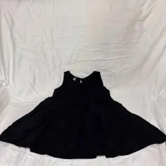 ELFIN DOLL 黒 ノースリーブワンピース 80