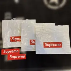 supremeショッパー小3枚 ステッカー2枚