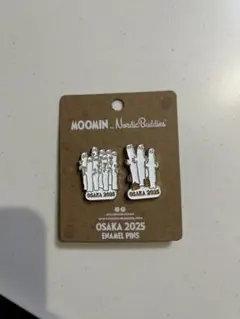 ムーミン　ニョロニョロ万博限定品　ピンバッチ 2個セット