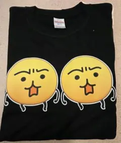 えもじの子(仮) Tシャツ ブラック Lサイズ