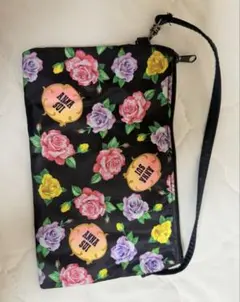 ANNA SUI ポーチ ローズ柄 ストラップ付きのサムネイル