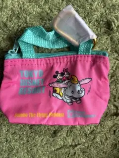 【カプセルトイ】ディズニー ミニポーチ 空飛ぶダンボ