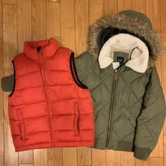 ギャップキッズ130アウター(ジャケット&ベスト)2枚セット