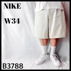 NIKE ナイキ ゴルフ ハーフパンツ ショートパンツ 34インチ M ベージュ