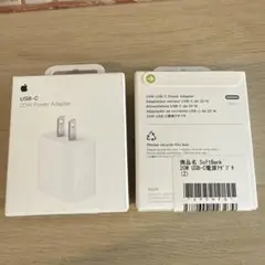 Apple純正 20W USB-C Power Adapter ２個