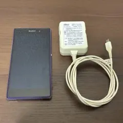 SONY XPERIA au SOL23 充電ケーブル付き
