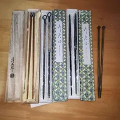 栗原はるみ　越前塗　六角帯　箸　金　銀　2膳 栗原はるみ 越前塗 六角帯 箸 金 銀 2膳 - メルカリ