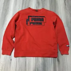 PUMA プーマ トレーナー 150cm レッド 裏起毛 キッズ ロゴ