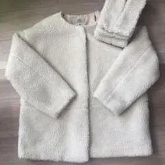 ジャーナルスタンダードレリューム　ウォッシャブルボアマフラー付きブルゾン