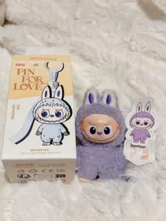 イニシャルラブブ PINFORLOVE 「？」 パープル 紫