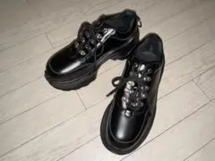 ADRER ハイソールリングダッドスニーカー ブラック26.5-27.5cmのサムネイル