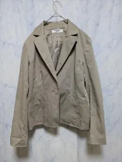 NATURAL BEAUTY BASIC テーラードジャケット L ベージュ