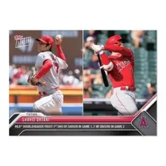 大谷翔平　MLB Topps now 初完封＆2HR