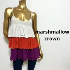 【2608】marshmallow crown 3色 3段 フリルシャツのサムネイル