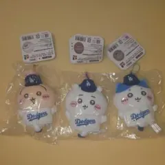 【訳あり】ちいかわ MLB ドジャース マスコット　ちいかわ ハチワレ うさぎ