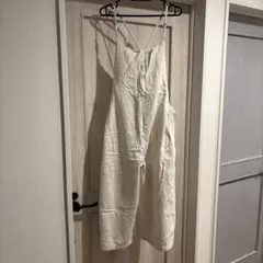 Samantha Mos2 ホワイトオーバーオール サイズF