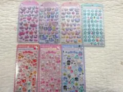 サンリオシールセット７枚(ボンドロ、コットンパフィー)