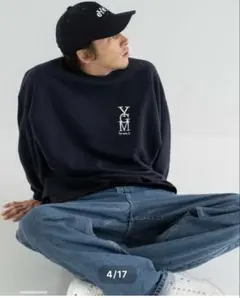 yesgoodmarket YGM×eYe C SWEAT スウェット　ネイビー