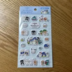 はぴだんぶい　しろたん　ぷくっとシール
