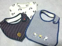 【美品】familiarスタイ 2点セット + おまけ1点付き！