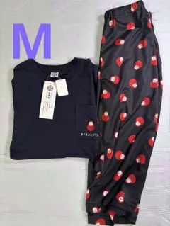 【新品】永楽屋 赤ダルマ パジャマ　上下セット　【M】メンズ　ルームウェア