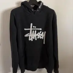 STUSSY ブラック パーカー フード付きのサムネイル