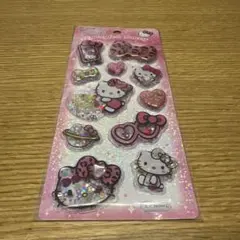 【正規品】ハローキティ　スパンコールパーティー　カプセルシール　カミオジャパン