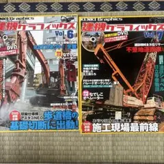 建機グラフィックス vol.6.7 ２冊セット　DVDなし