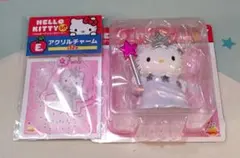 【新品】Happyくじ ハローキティ50周年Ａ賞フィギュアE賞アクリルチャーム